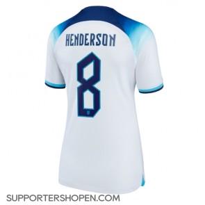 England Jordan Henderson #8 Hemma Matchtröja Dam VM 2022 Kortärmad